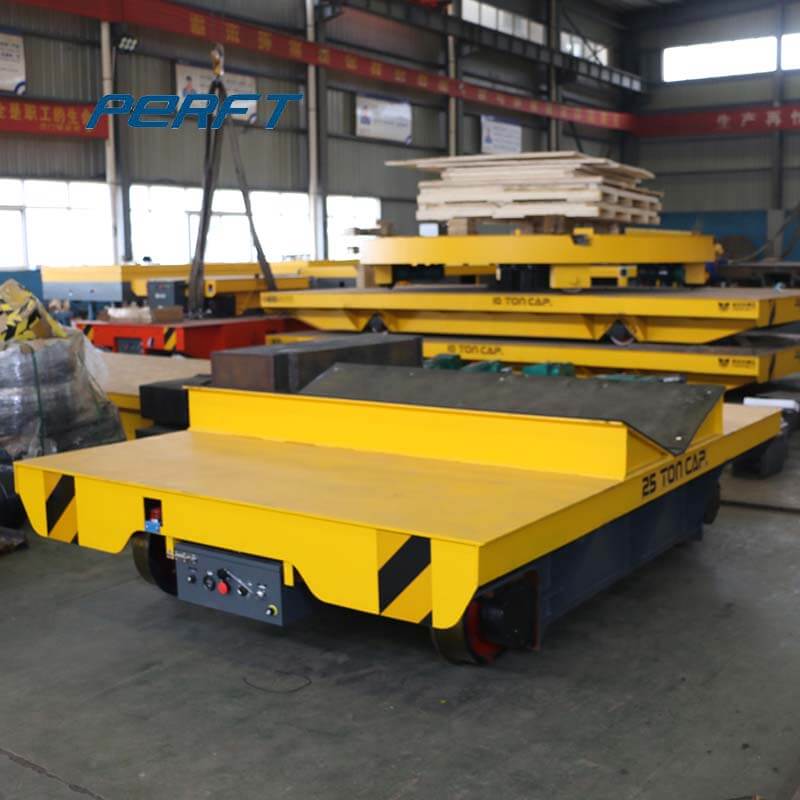 rail transfer trolley on cement floor 80 ton-Perfect Transfer 